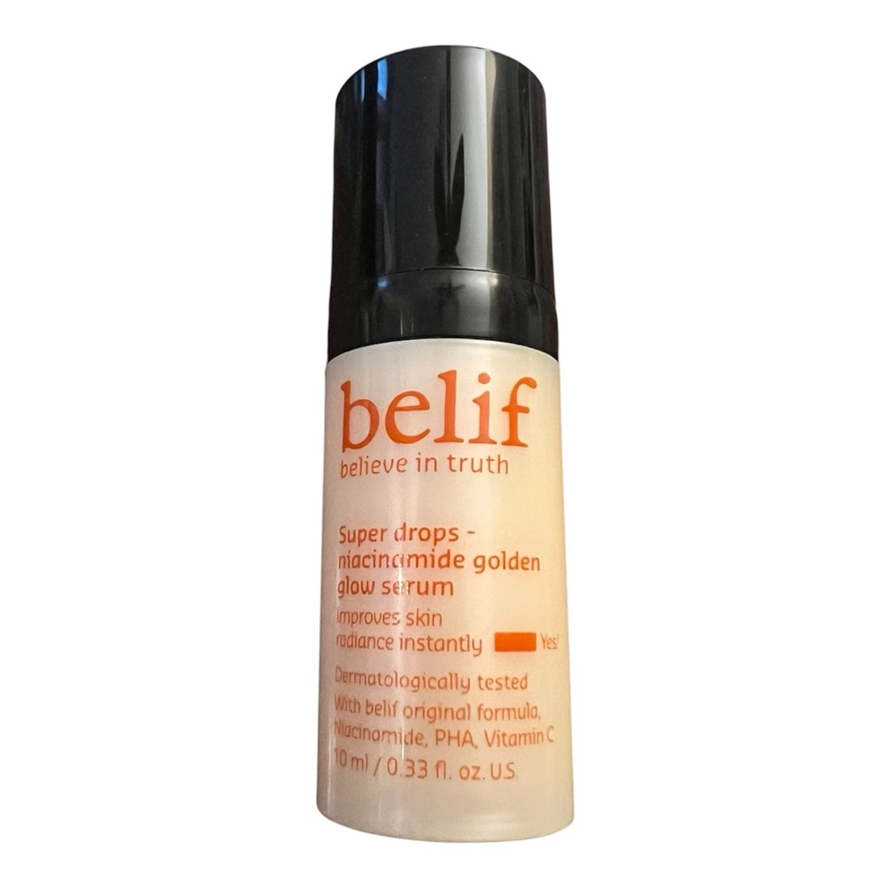 Belif Super Drops Niacinamide Golden Glow Serum 10 ml .33 oz Travel Size NIB